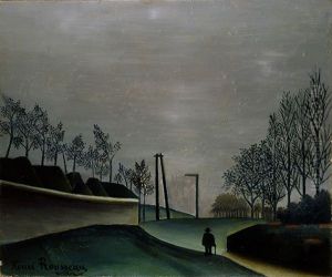 Vue des fortifications by Henri Julien Rousseau