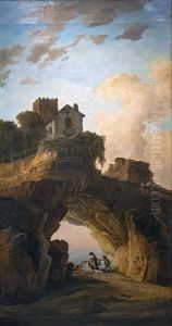 Shepherds under a caveFrancais:Bergers sous une grotteItaliano:Pastori sotto una grotta