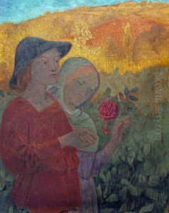 Sweetheart let see if the Rose...Francais:Mignonne, allons voir si la rose...Italiano:Carino, vediamo se la rosa... by Paul Serusier
