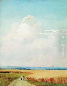 Noon near Moscow. Study