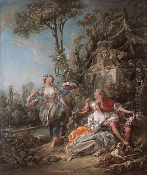 Lovers in a Park - view 1