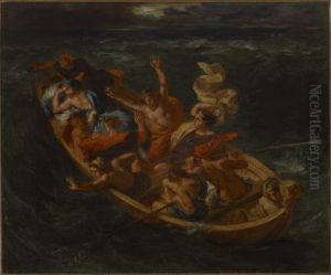 Christ on the Lake of Genesareth by Eugene Delacroix