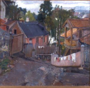 Fra Ekebergveien by Halfdan Strom