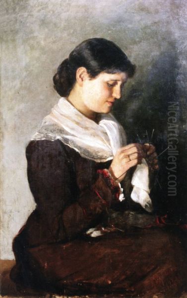 Portrait of Vera Repin - view 1