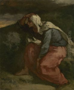 Fisherman's wife by Jean-Francois Millet