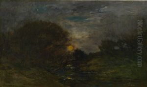 April Moon. 'La lune rousse' by Charles-Francois Daubigny