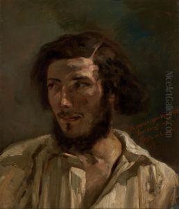 Portrait de l'artiste, jeune by Gustave Courbet