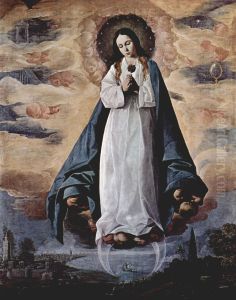 The Virgin of the Immaculate Conception by Francisco De Zurbaran