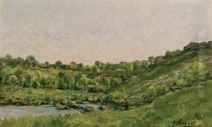 Landschaft by Jules Charles Choquet