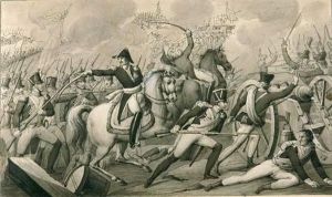 2 Bll.: Reitergefechte Aus Den Napoleonischen Kriegen. by Louis Choquet