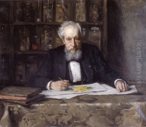Portrait of prof. Hugo de Vries - view 1