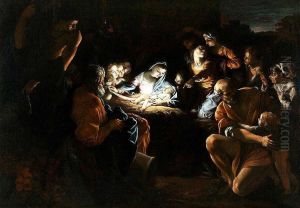 Nativity by Giovanni Lanfranco