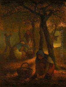 Apple Gatherers by Jean-Francois Millet