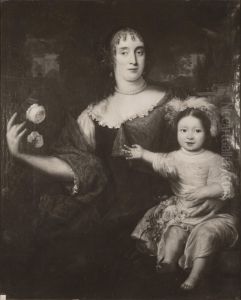 Double portrait of Maria van Berckel (1631-1796) and her daughter Double portrait of Maria van Berckel (1631-1796) and her daughter