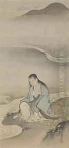 Kikujido (chrysanthemum Boy) by Miyagawa Choshun