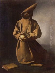 Saint Francis kneeling Saint Francis kneeling