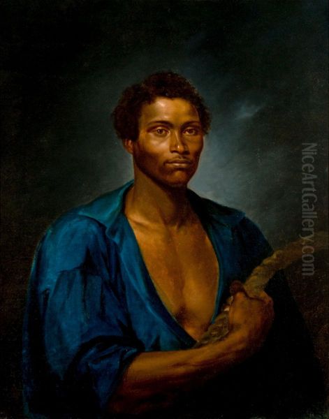 Portrait of the fearless sailor Simao, stoker of the steamship Pernambucana - view 1