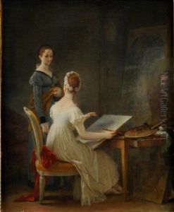 The Drawing Lesson by Marguerite Gerard