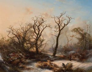 Winter Landscape with Ghostly Trees by Pieter Kluyver
