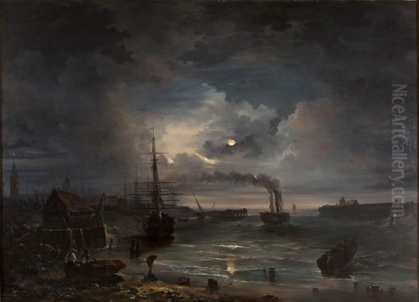 Harbour at Night - view 1