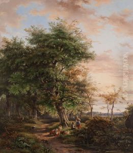 At Rest under a Tree by unknown