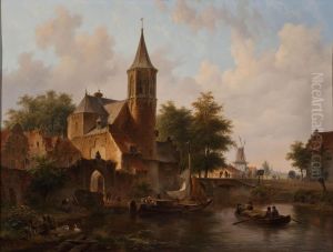 Town View, Probably The Hague by Bartholomeus van Hove