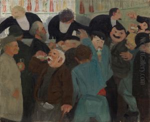 The Bistro by Felix Vallotton