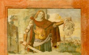 David and Goliath by Giorgione