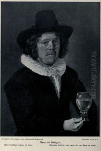 Portrait of a man with Wine Glass Portrait of a man with Wine Glass