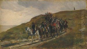 Advance Guard of an Army by Jean-Louis-Ernest Meissonier