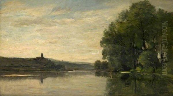 Chateau Gaillard, the Seine at Roche Guyon - view 1
