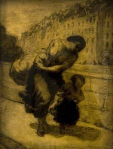 The Burden by Honore Daumier