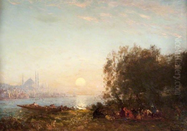 Constantinople, Sunset - view 1