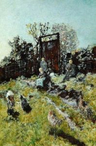 Landscape with Figures and Goats by Adolphe Joseph Thomas Monticelli
