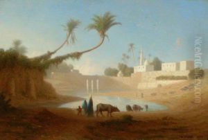 View at Siout, Upper Egypt by Theodore Frere