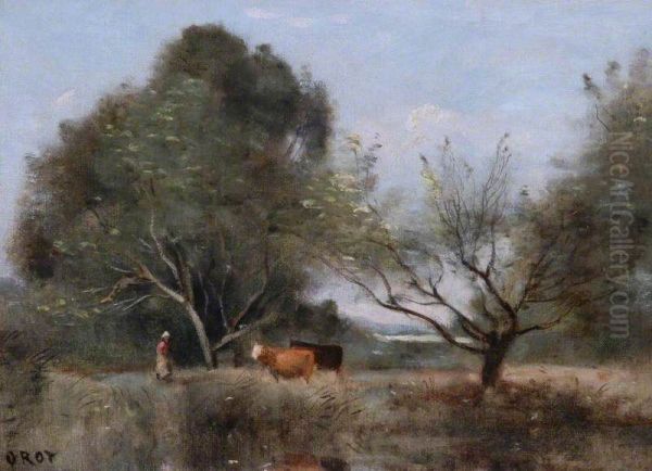 Landscape with Cattle - view 1