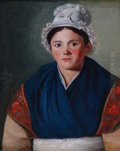 Peasant Woman of Burgundy by Jean-Francois Millet