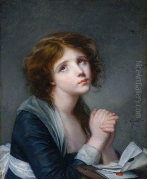 A Girl in Prayer - view 1