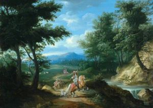 Landscape with Horsemen Landscape with Horsemen