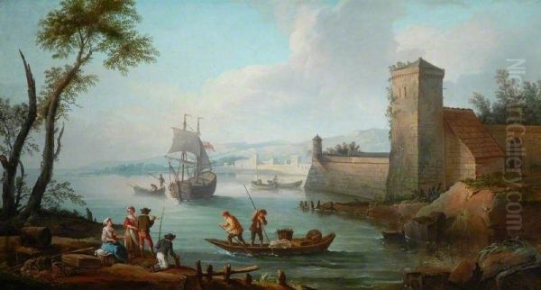 View of a Fortified Seaport - view 1