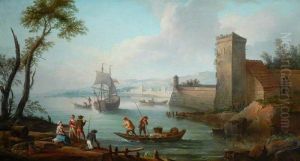 View of a Fortified Seaport