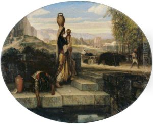 Eastern Women at a Well by Alexandre-Gabriel Decamps
