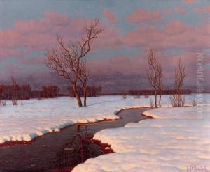 Soir De Mars En Russie by Ivan Fedorovich Choultse