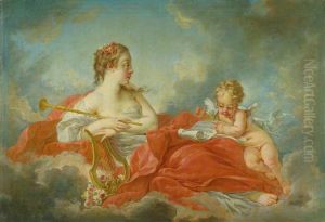 The Muse Clio by Francois Boucher