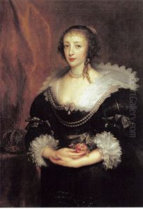 Portrait of Henrietta Maria de Bourbon (1609-1669), Queen of England Portrait of Henrietta Maria de Bourbon (1609-1669), Queen of England