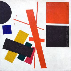 Suprematism. Abstract Composition by Kasimir Sevrinovitch Malevich