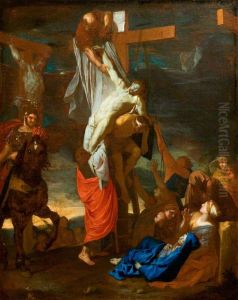 The Descent from the Cross by Charles Le Brun