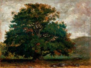 A Tree in Fontainebleau Forest by Theodore Rousseau