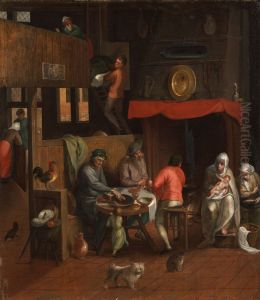 Scene in a Brothel with the Holy Family on the Flight into Egypt