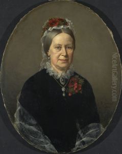 Portrett av Johanne Marianne Rosenberg by Benedicte Scheel